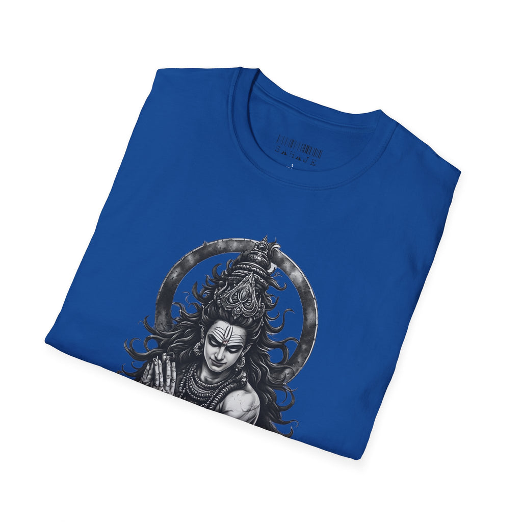 Shiva Portrait T‑Shirt – Intricate Hindu Deity Art Tee