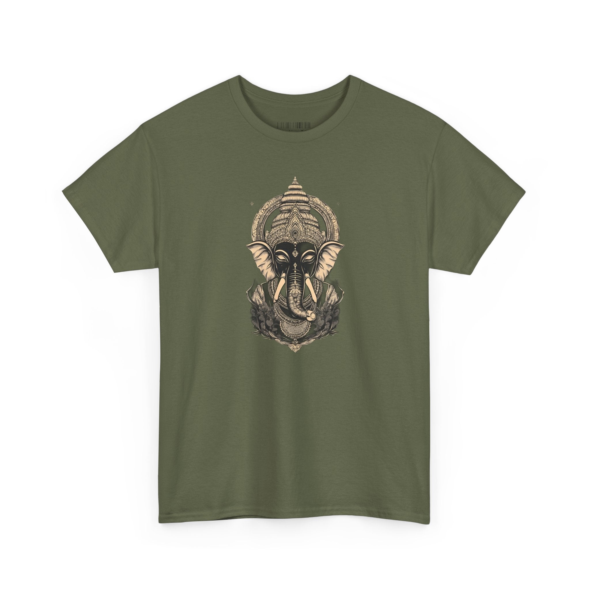 Elephant Mandala T‑Shirt — Spiritual Ganesha-Inspired Graphic Tee