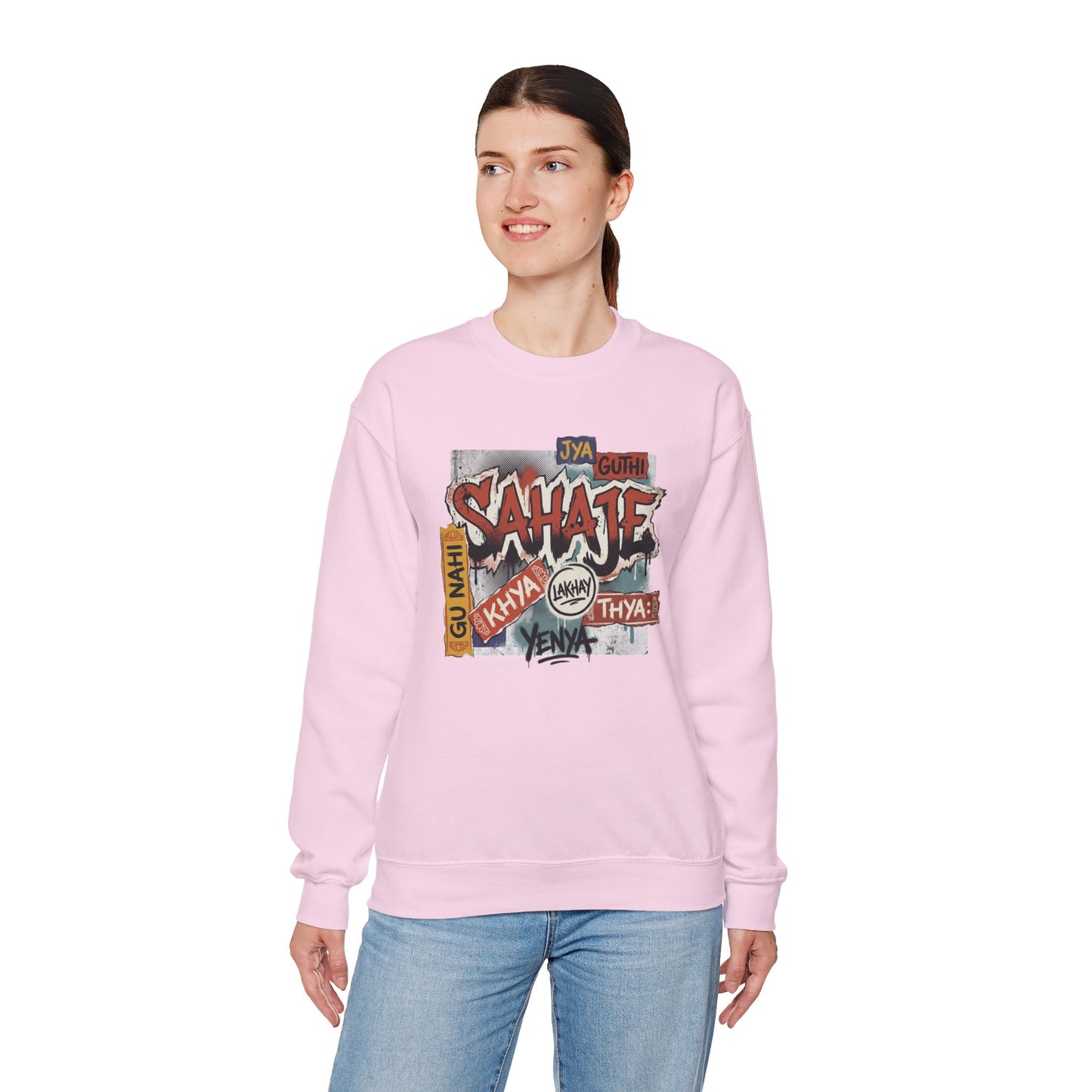 Sahajee Graphic Crewneck Sweatshirt — Urban Tagline Streetwear