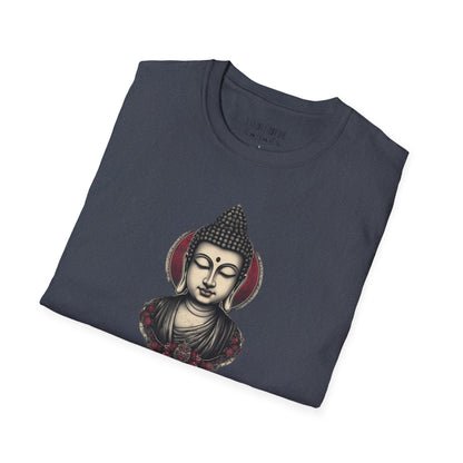 Buddha Portrait Tee — Zen Meditation Graphic T-Shirt