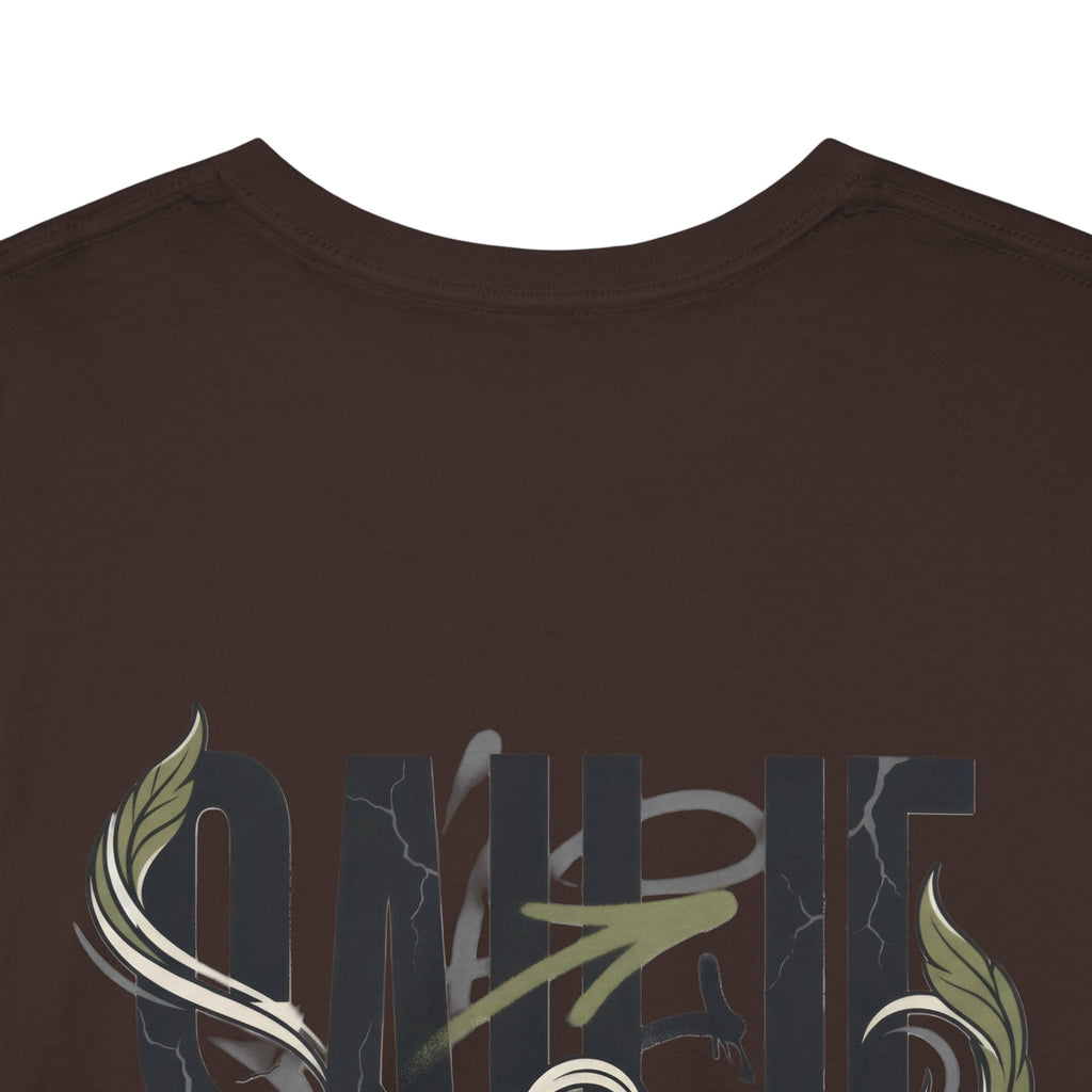 Graphic Tee — 'Savage' Typography with Snake Accent
