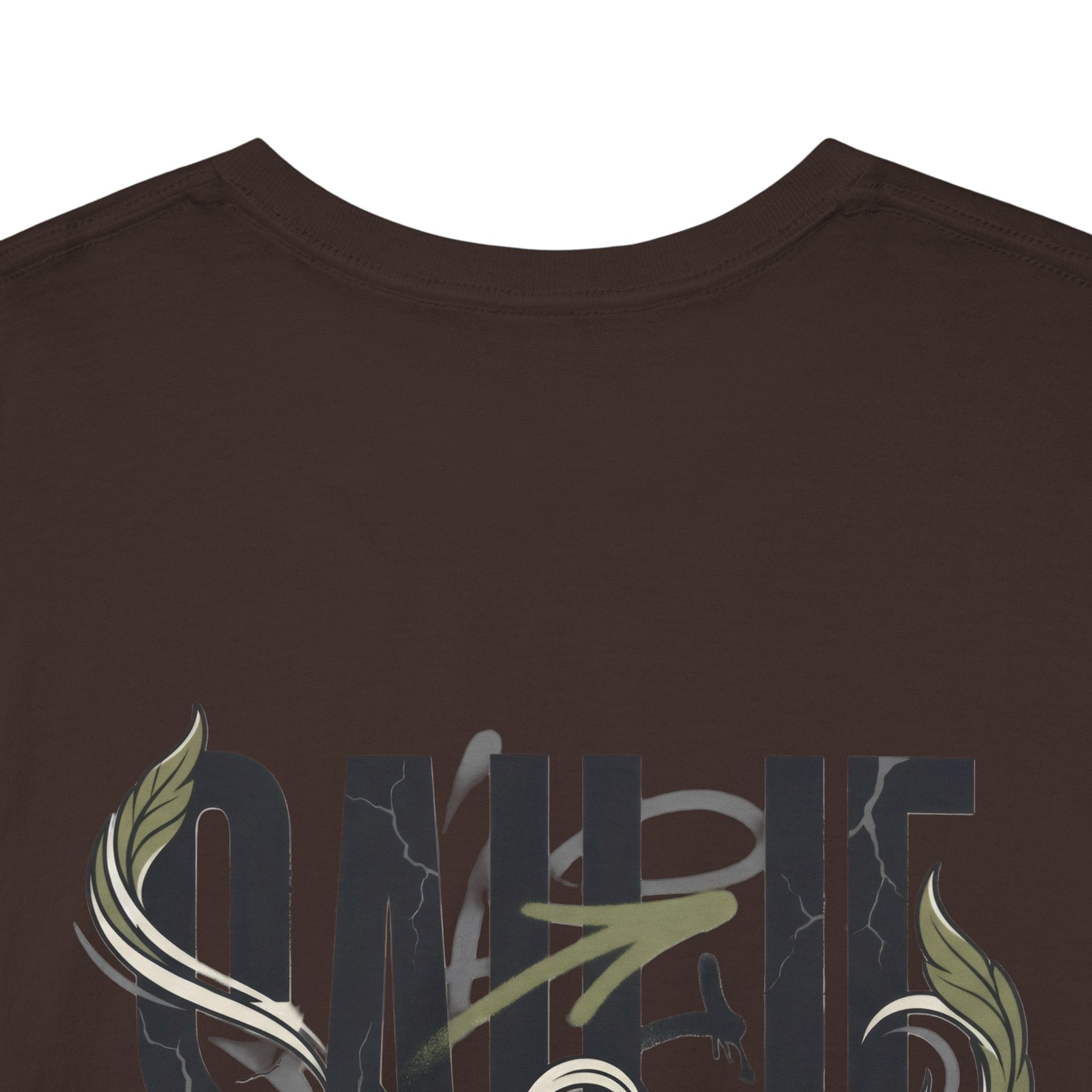 Graphic Tee — 'Savage' Typography with Snake Accent