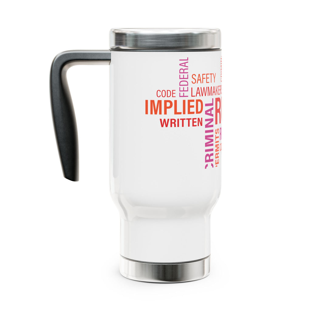 Red and Blue Artistic Travel Mug, Stainless Steel Coffee Cup, Perfect for Outdoor Adventures, Gift for Travelers, Camping Gear, Road [...]