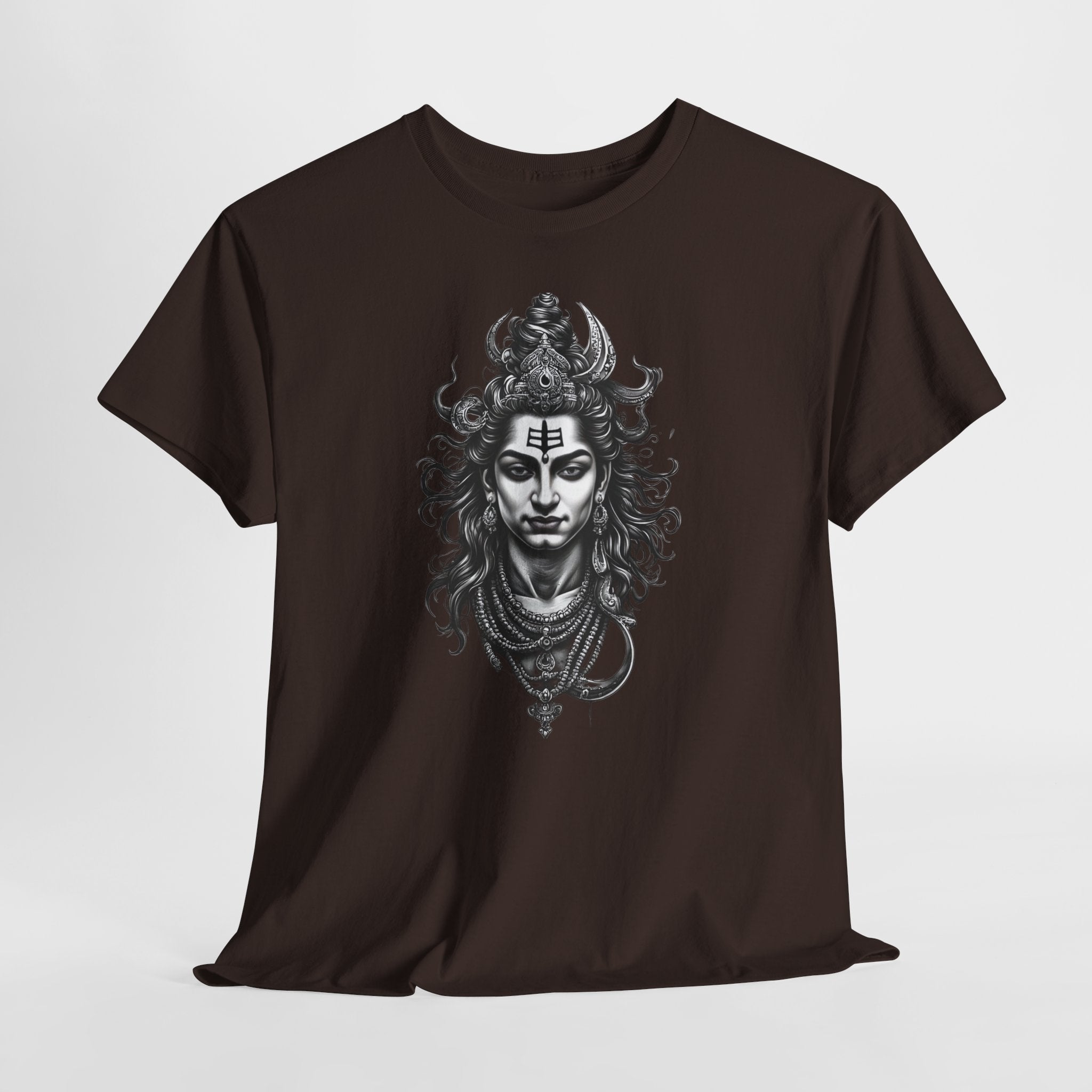 Shiva Portrait Tee — Hindu God Shiva Graphic T-Shirt