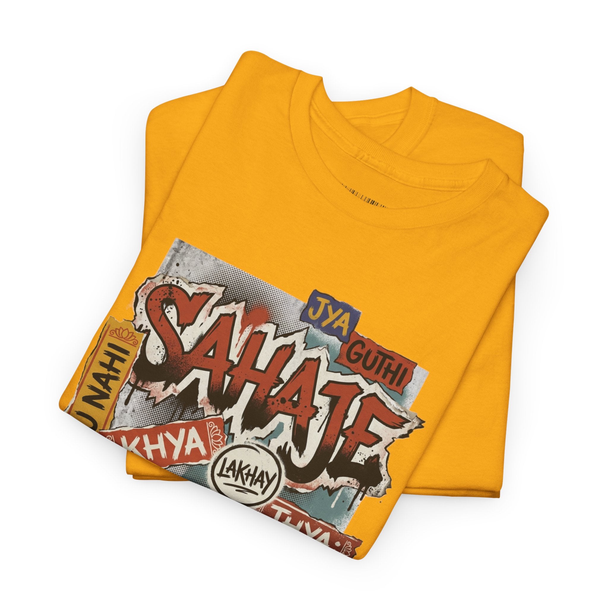 Shahje Graffiti Logo Tee - Urban Retro Streetwear T-Shirt