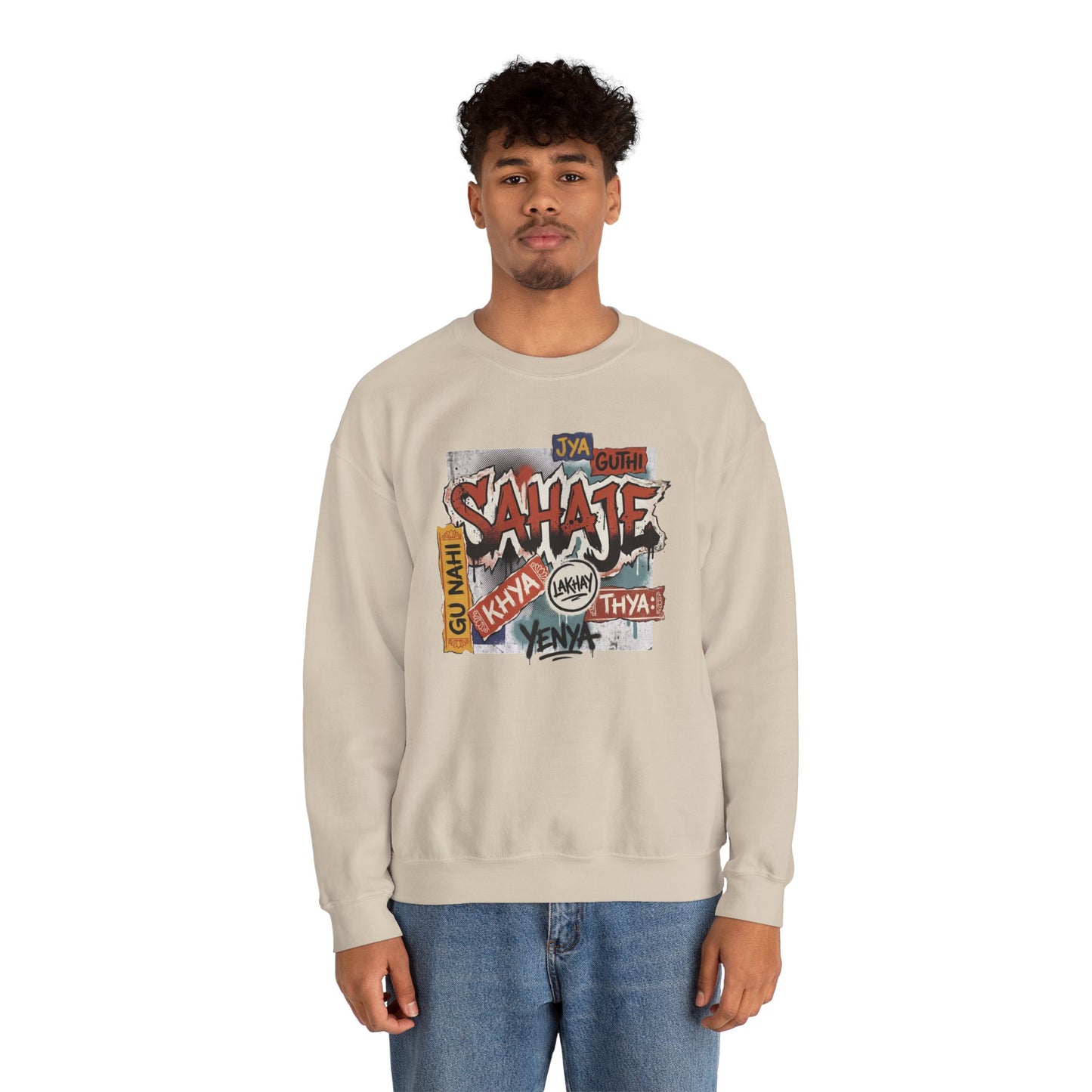 Sahajee Graphic Crewneck Sweatshirt — Urban Tagline Streetwear