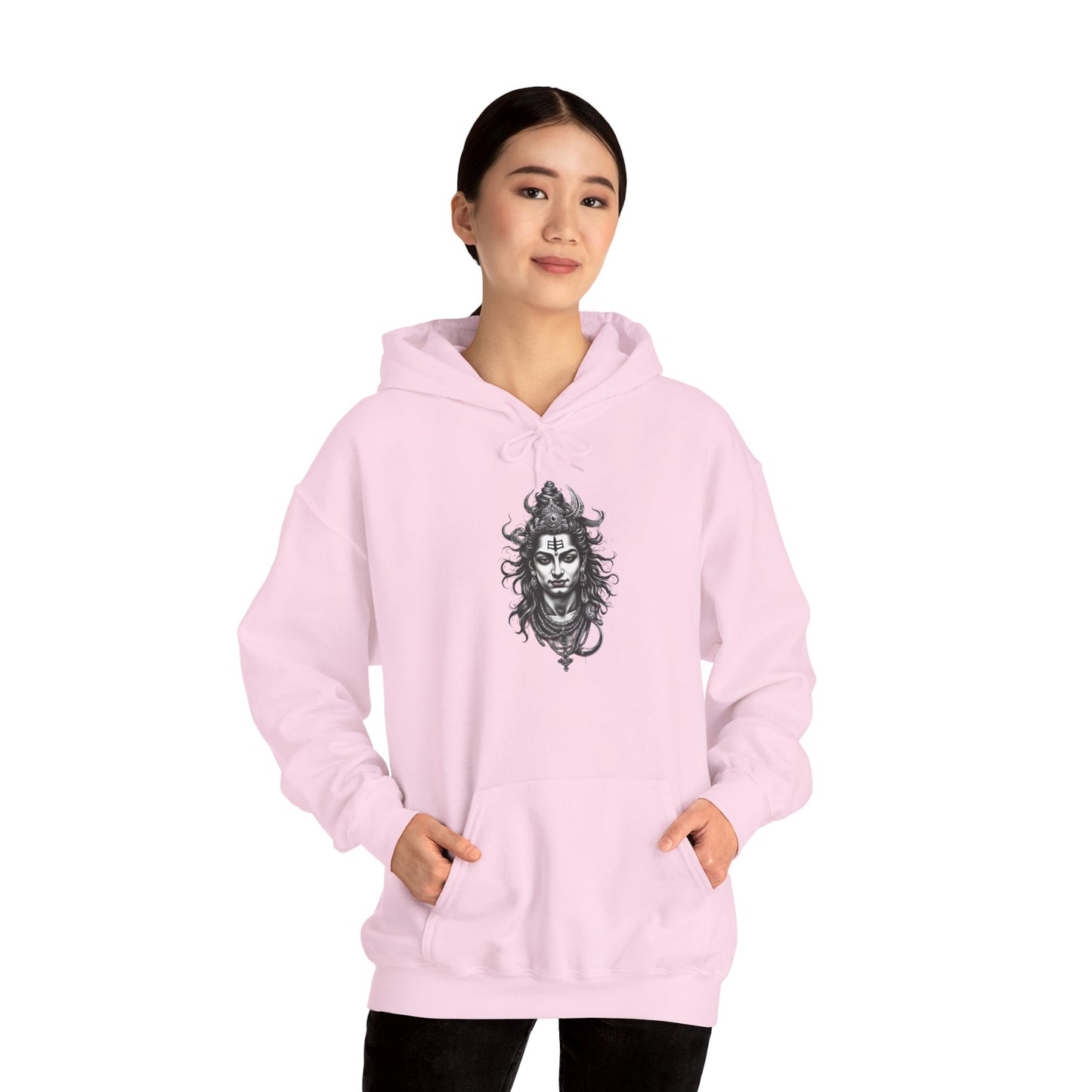 Skull Viking Hoodie — Norse Warrior Graphic Hooded Sweatshirt