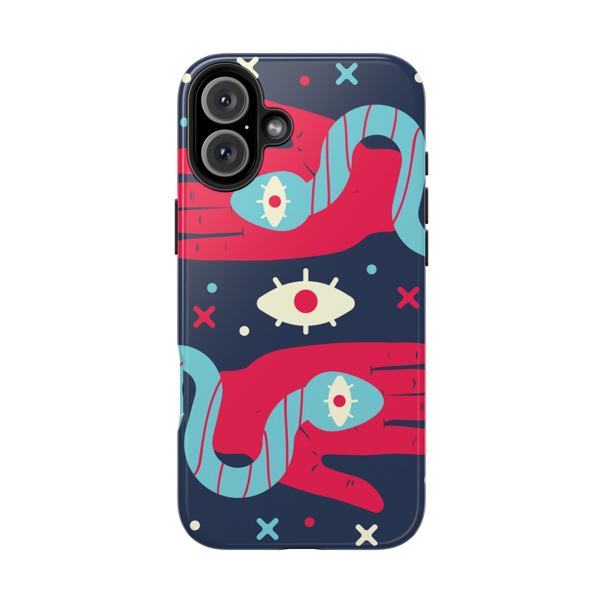 Vibrant Tough Phone Cases with Unique Eye Design, Durable Phone Cover, Trendy Accessories, Gift for Art Lovers, Unique Phone Protector