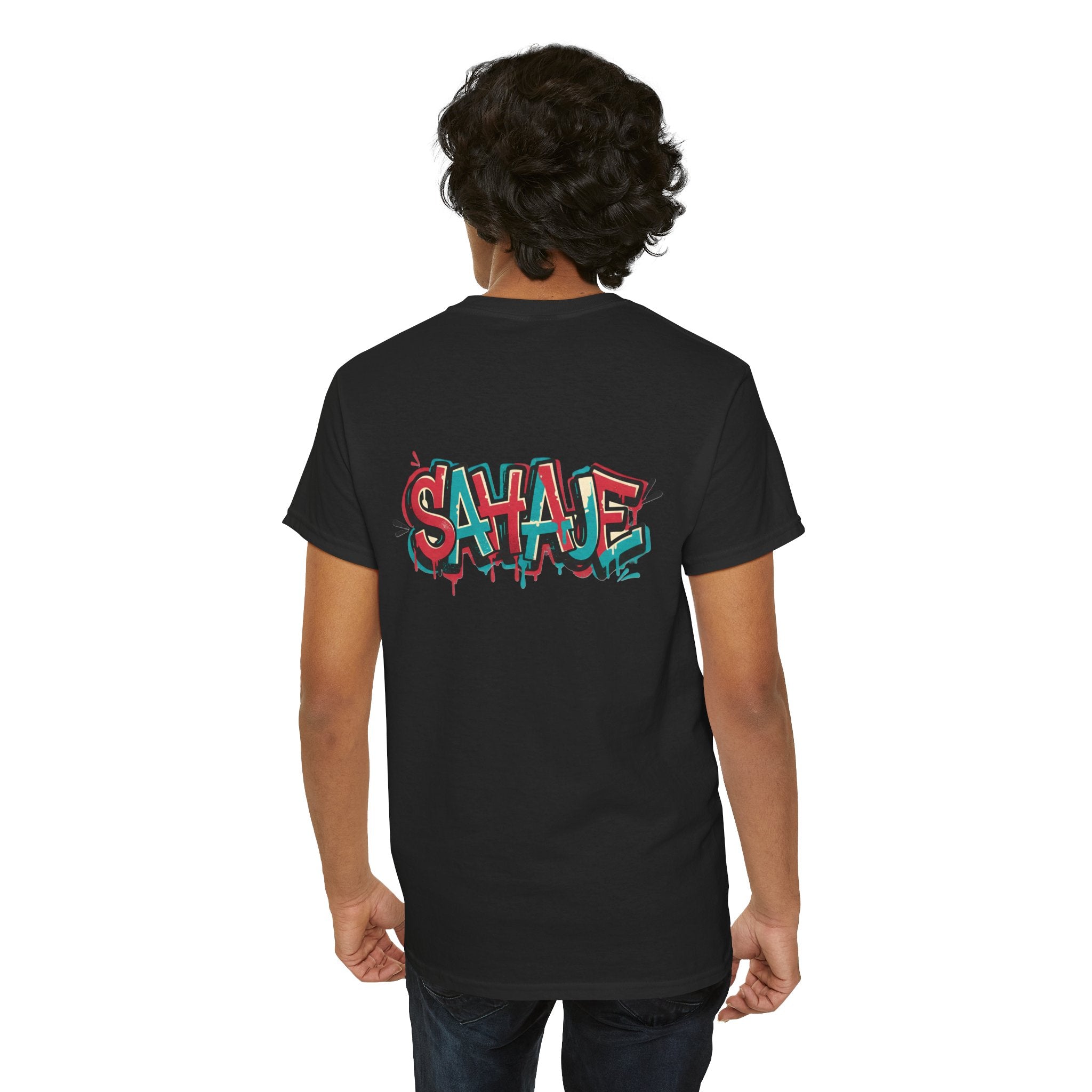 Graffiti "SAVAJE" Tee - Urban Streetwear Graphic T-Shirt