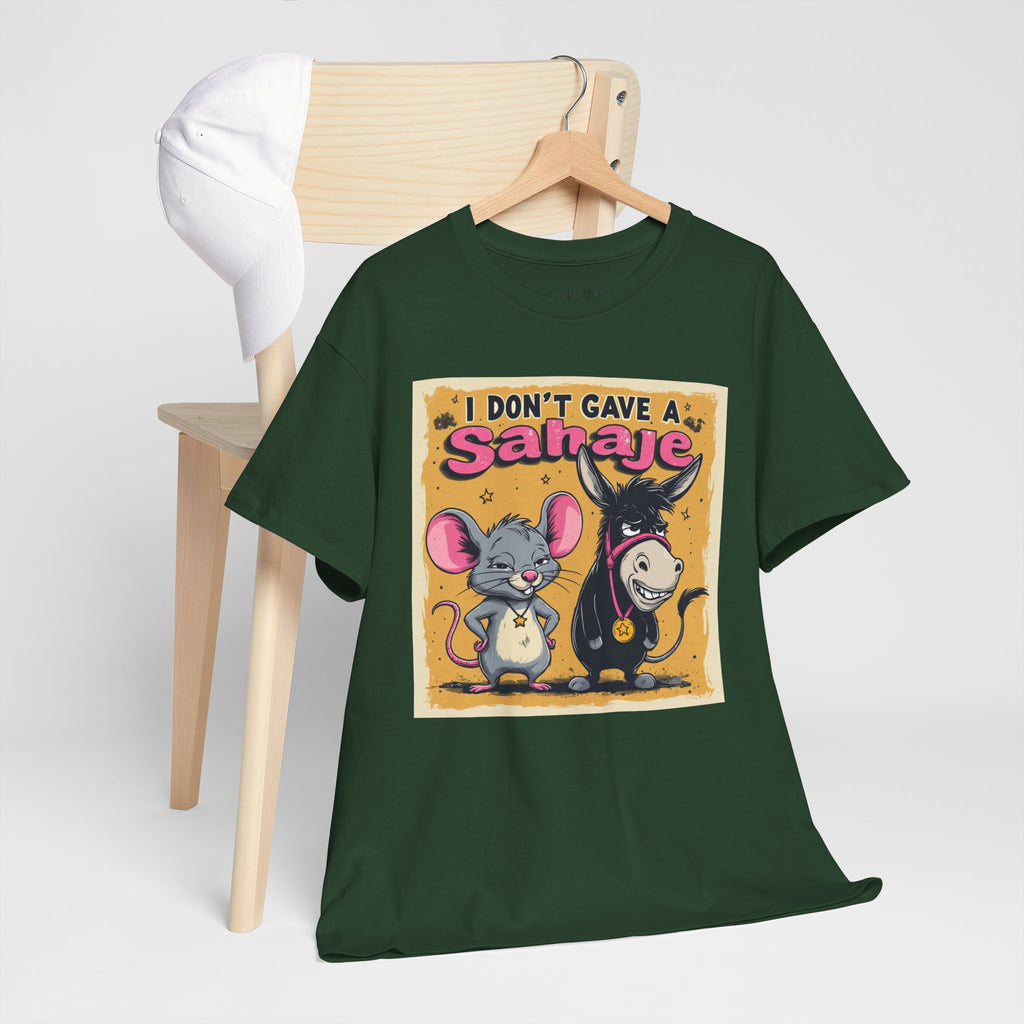 I Don't Give A Snair! Tee — Funny Mouse & Cat Graphic T-Shirt