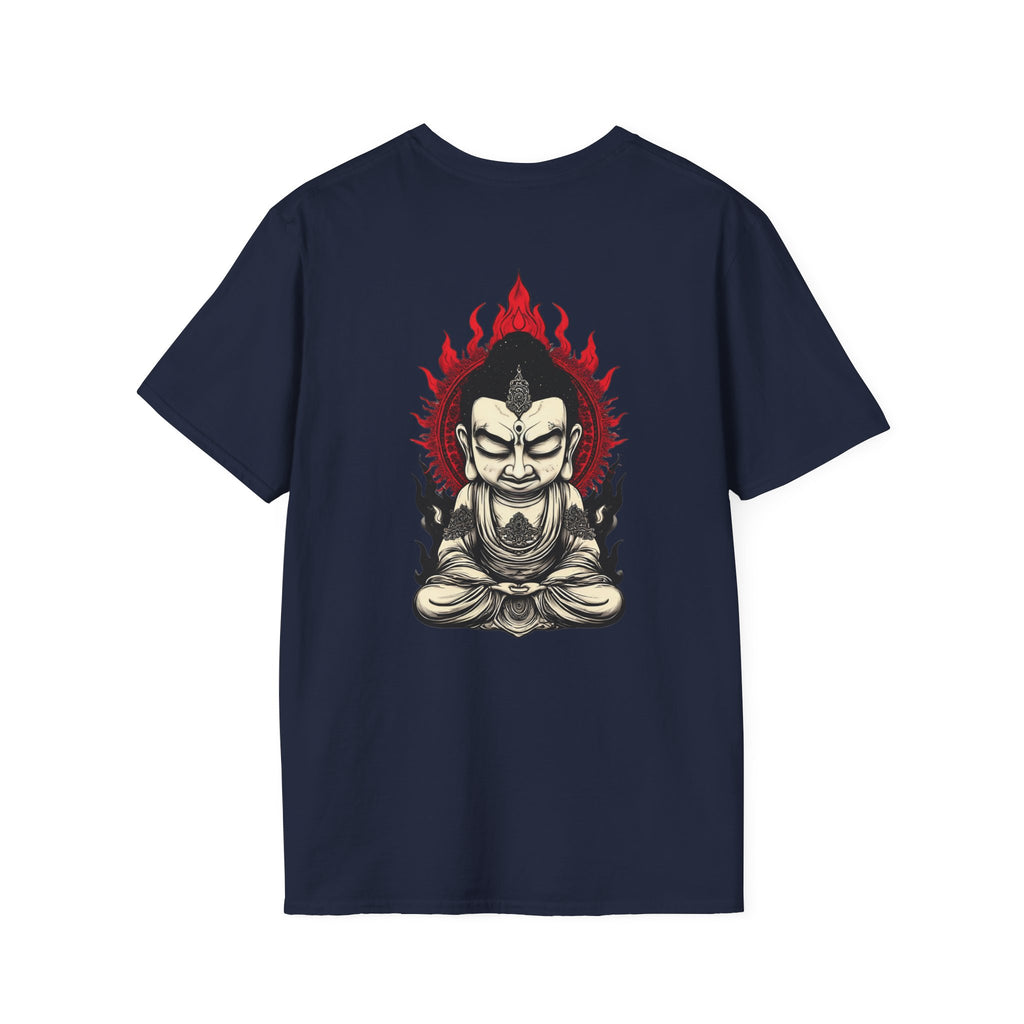 Buddha Flame T-Shirt — Fierce Meditating Buddha Graphic Tee