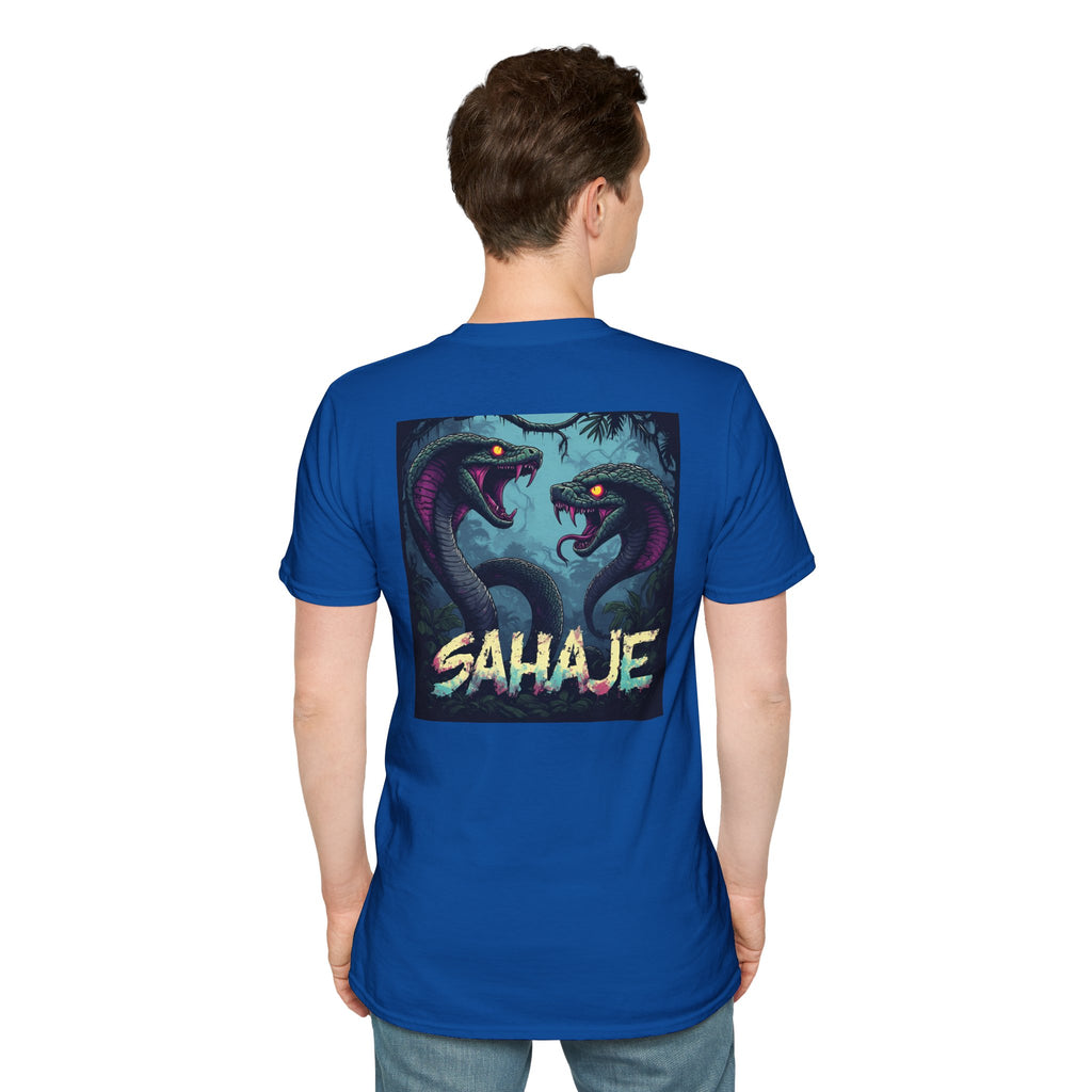 Two Cobra Snake T-Shirt – Fierce Serpent Power Graphic Tee, Edgy Streetwear Snake Shirt