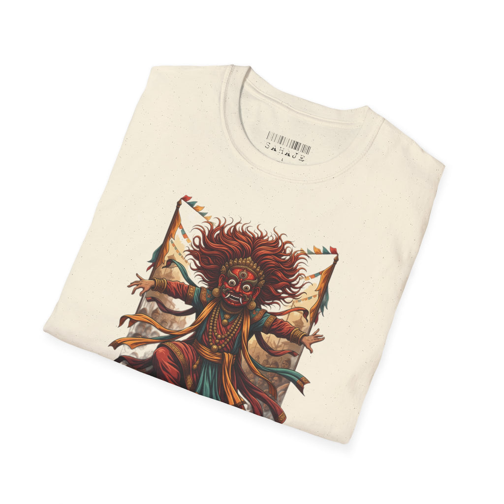 Native Warrior Spirit T‑Shirt — Tribal Dance Illustration