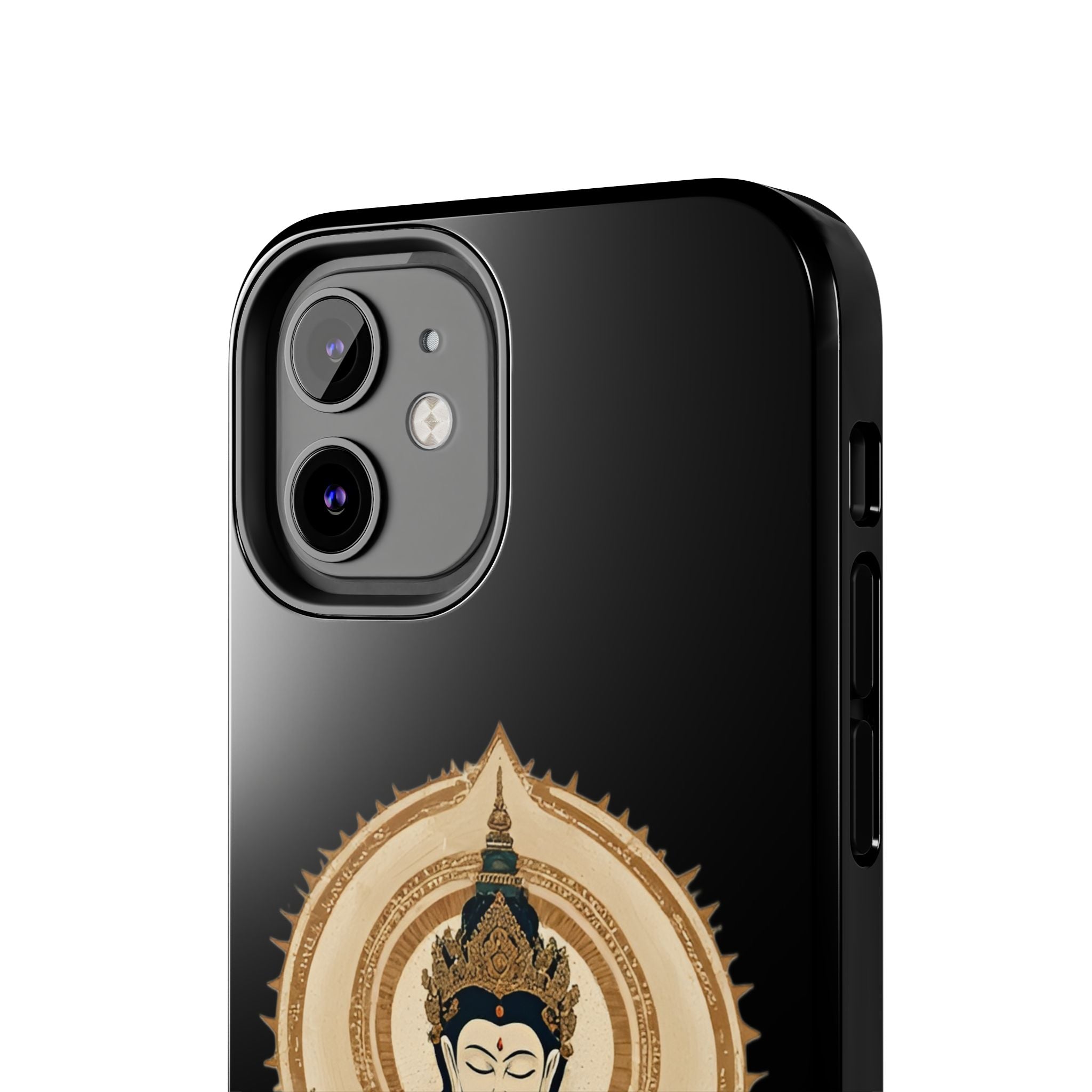 Bodhisattva Lotus Tough Phone Case — Protective Buddhist Meditation Phone Cover