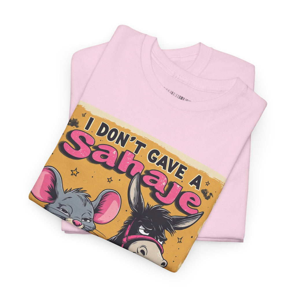 I Don't Give A Snair! Tee — Funny Mouse & Cat Graphic T-Shirt