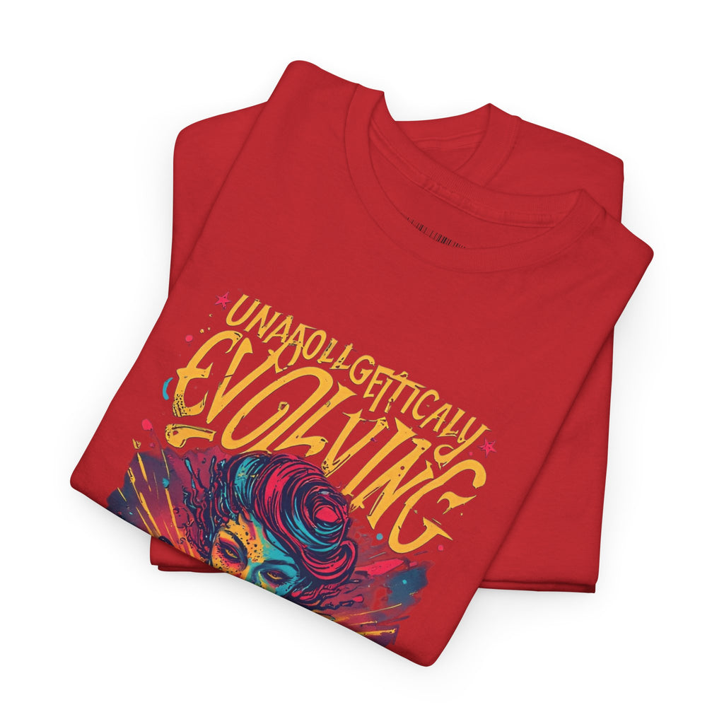 Evolving Alien Graphic Tee — "Unnaturally Evolving" Sci‑Fi Art T-Shirt