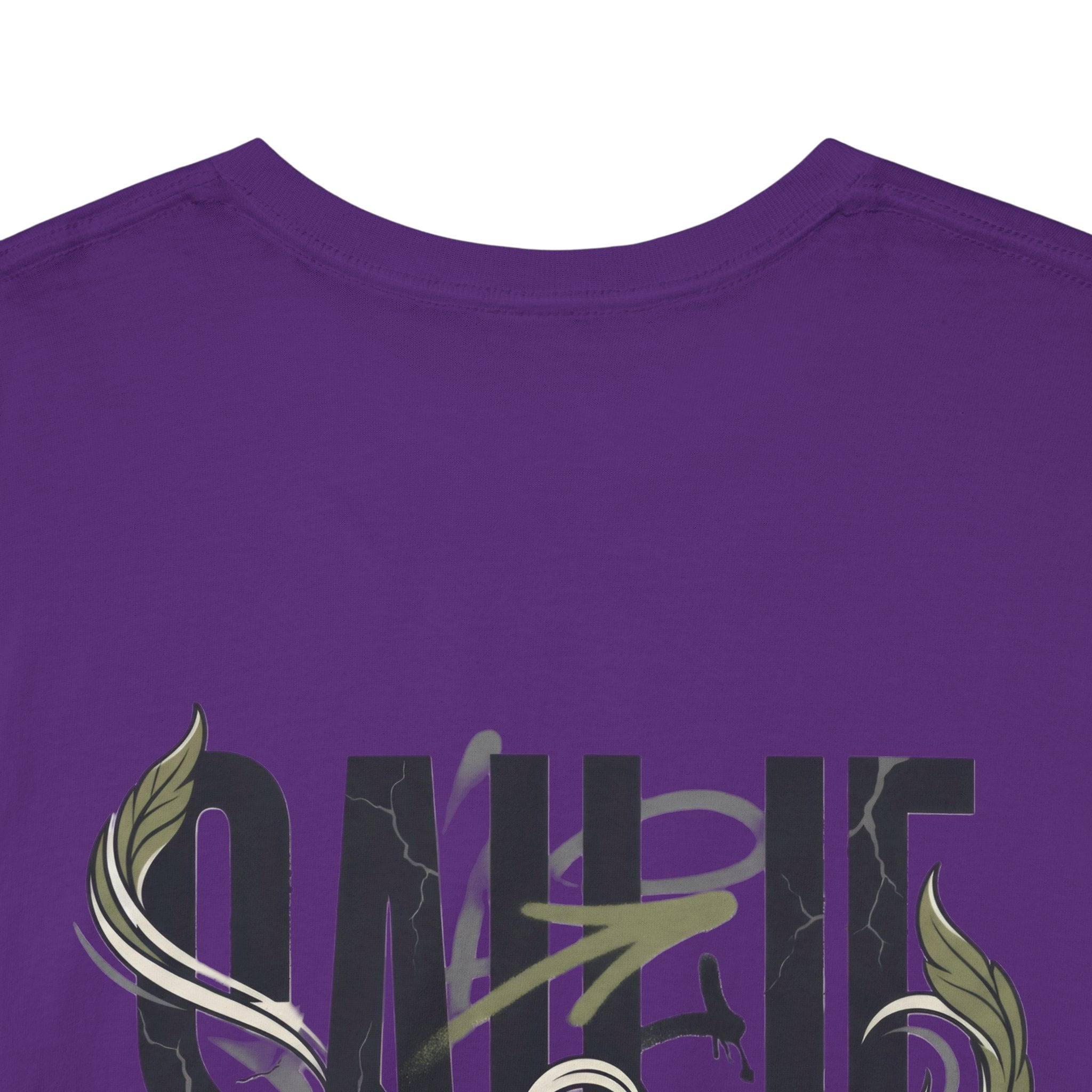 Graphic Tee — 'Savage' Typography with Snake Accent