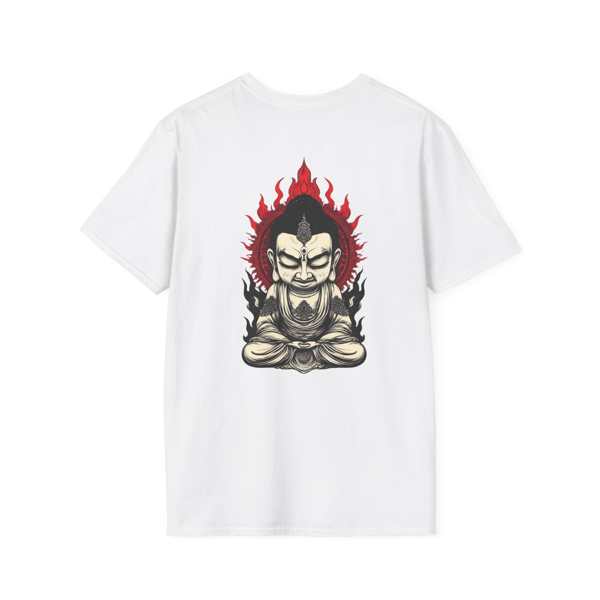 Buddha Flame T-Shirt — Fierce Meditating Buddha Graphic Tee