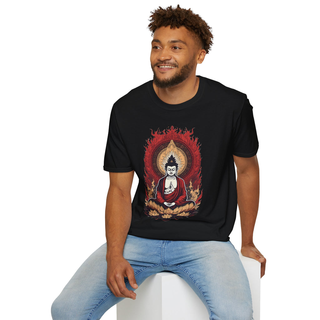 Buddha Lotus Meditation T-Shirt — Zen Buddhist Graphic Tee