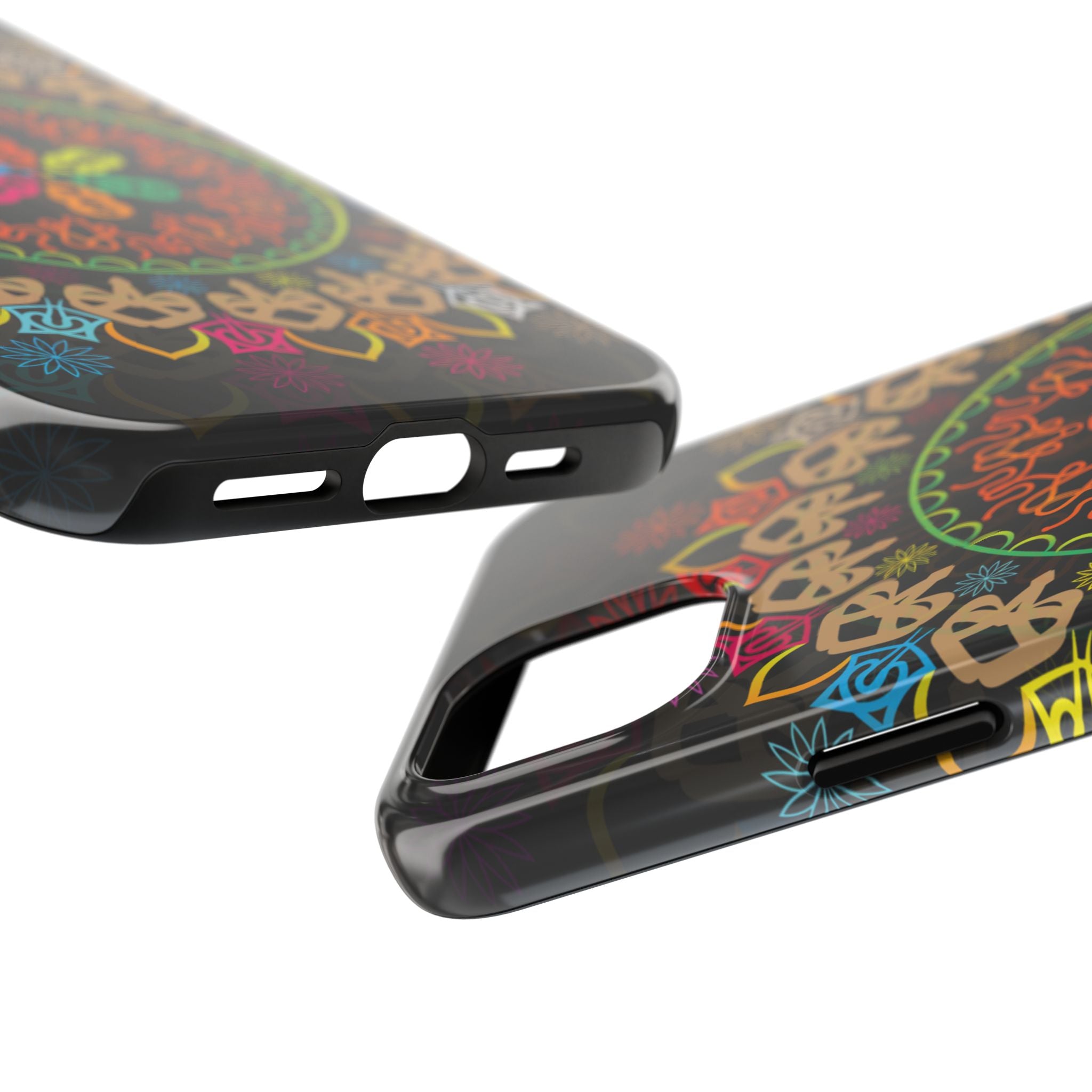 Colorful Mandala Tough Phone Cases - Vibrant Protection for Your Device, Gift for Art Lovers, Boho Style, Unique Phone Accessories