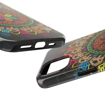 Colorful Mandala Tough Phone Cases - Vibrant Protection for Your Device, Gift for Art Lovers, Boho Style, Unique Phone Accessories