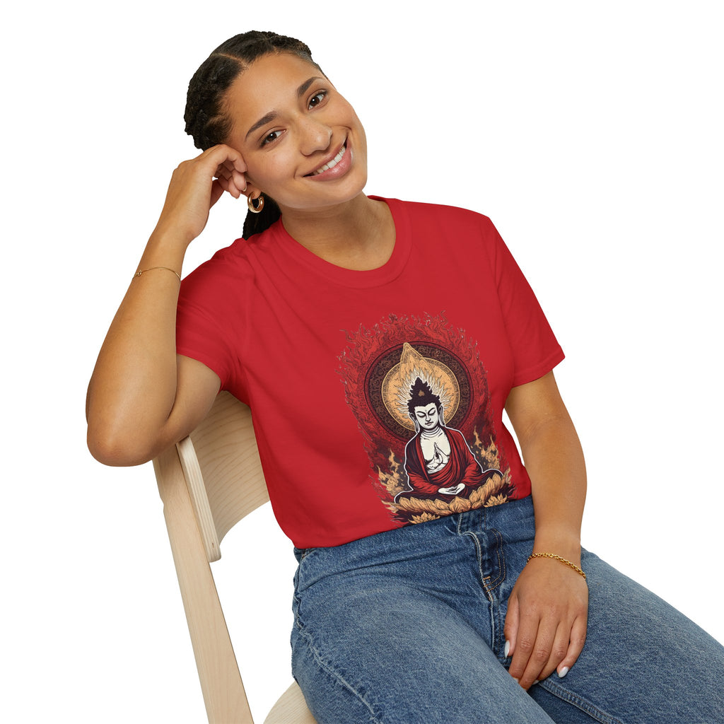 Buddha Lotus Meditation T-Shirt — Zen Buddhist Graphic Tee