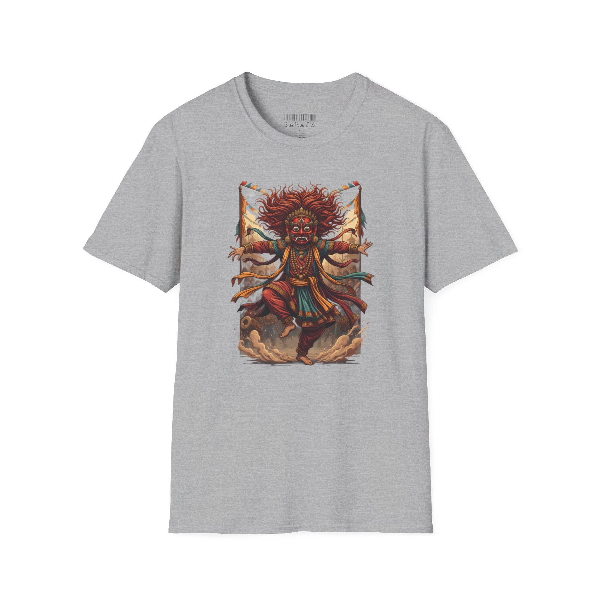Native Warrior Spirit T‑Shirt — Tribal Dance Illustration