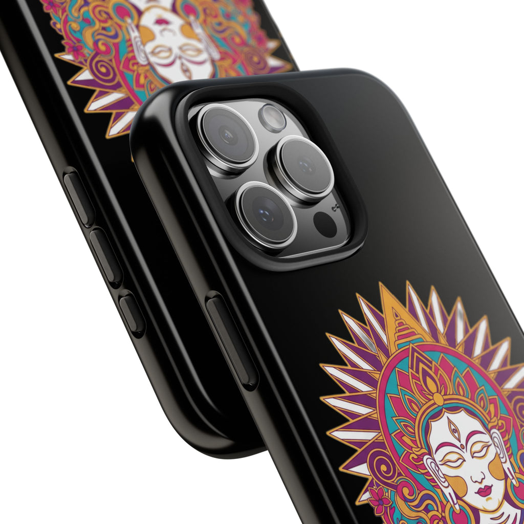 Buddha Mandala Tough Phone Case — Protective Spiritual iPhone Cover