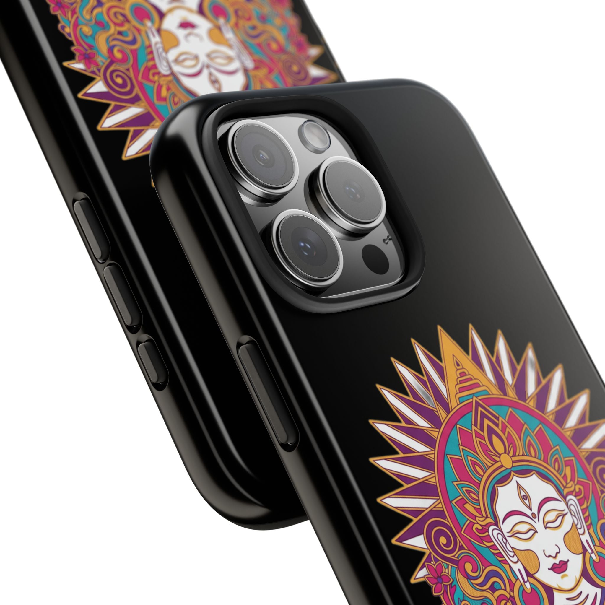 Buddha Mandala Tough Phone Case — Protective Spiritual iPhone Cover