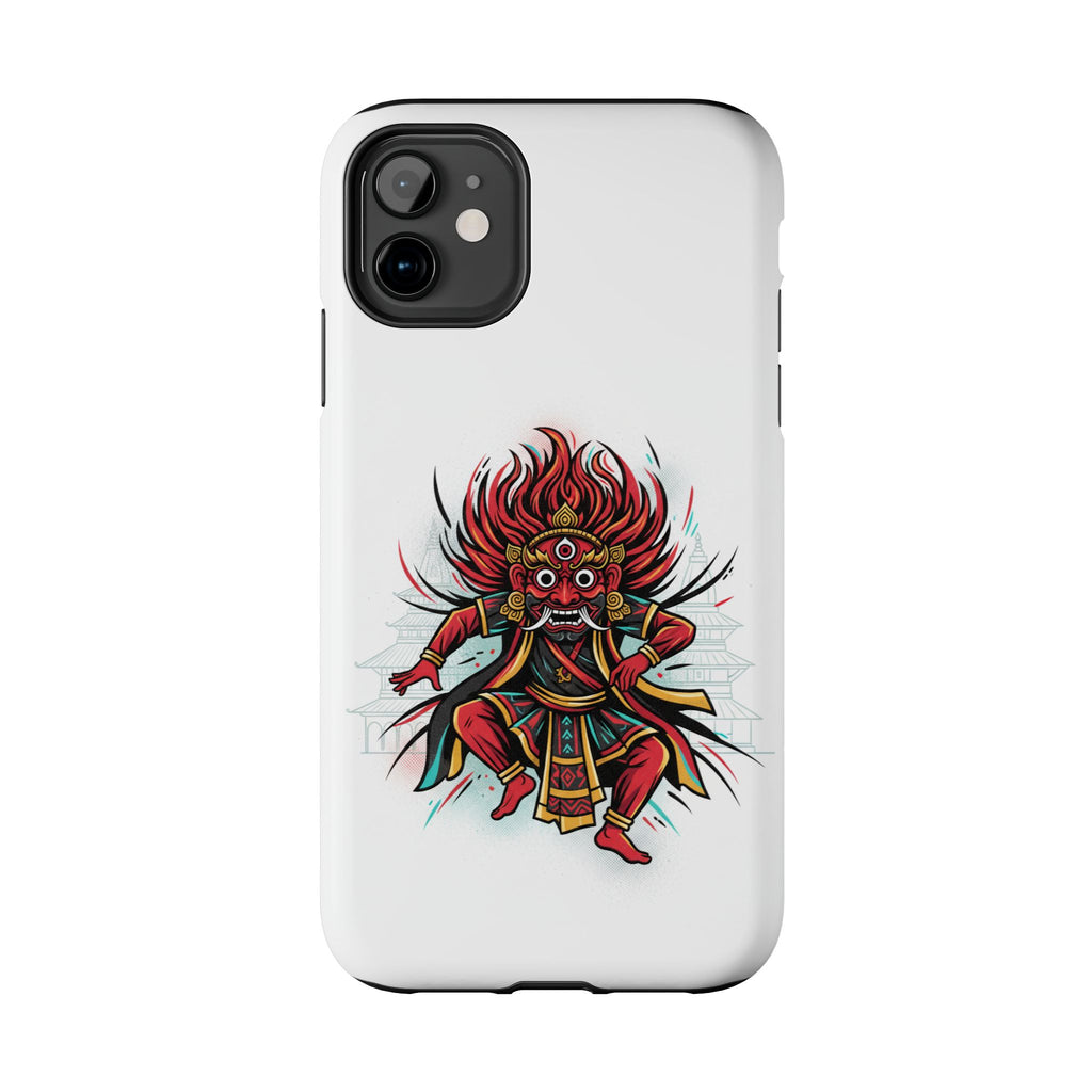 Bhairava Tough Phone Case — Bold Hindu Deity Protective Cover