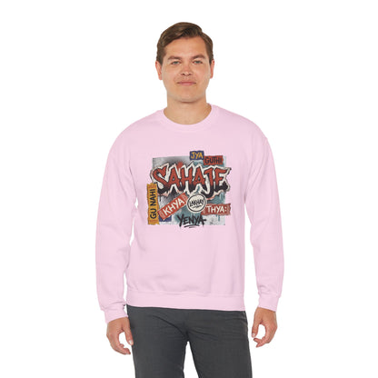 Sahajee Graphic Crewneck Sweatshirt — Urban Tagline Streetwear