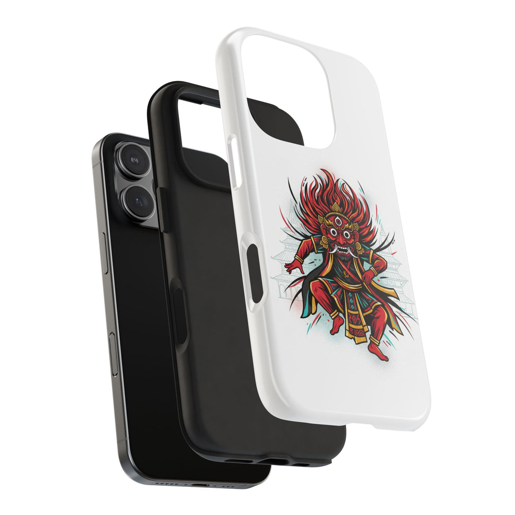 Bhairava Tough Phone Case — Bold Hindu Deity Protective Cover