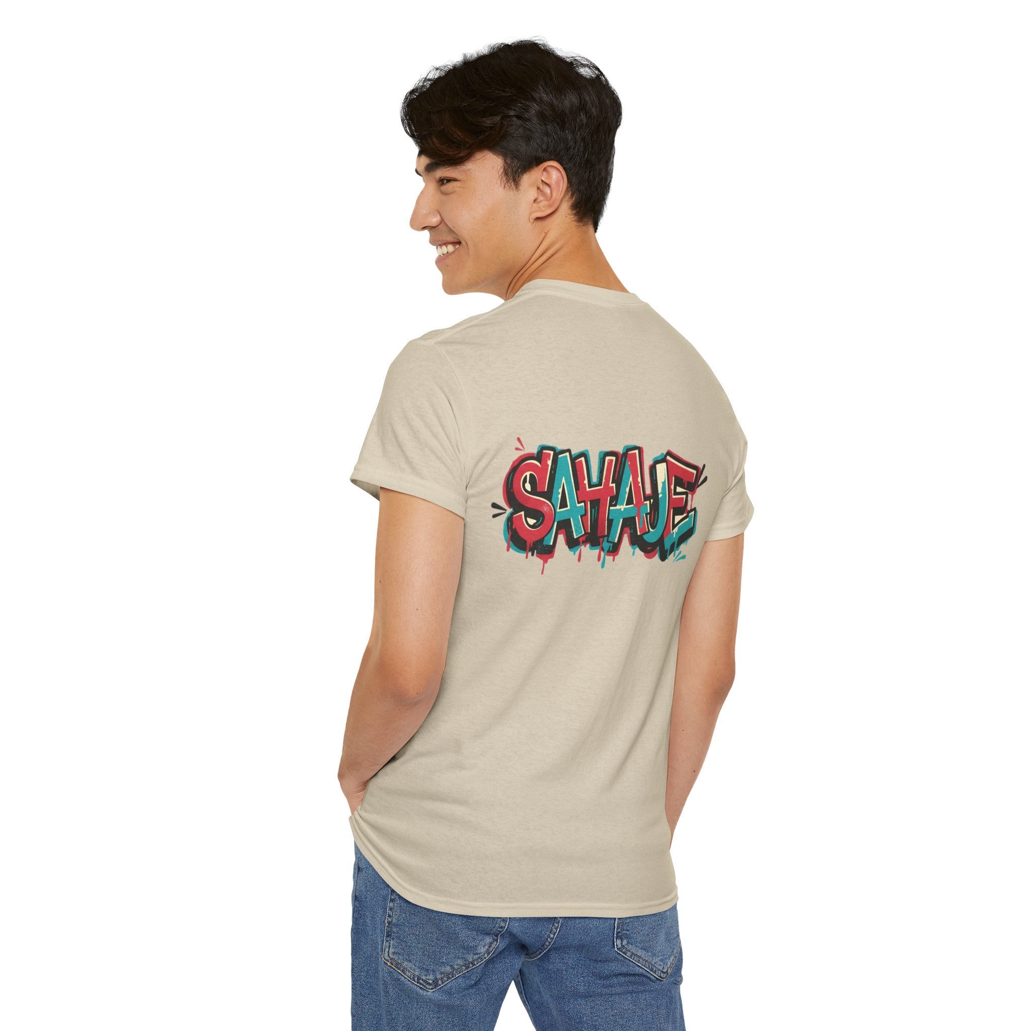 Graffiti "SAVAJE" Tee - Urban Streetwear Graphic T-Shirt