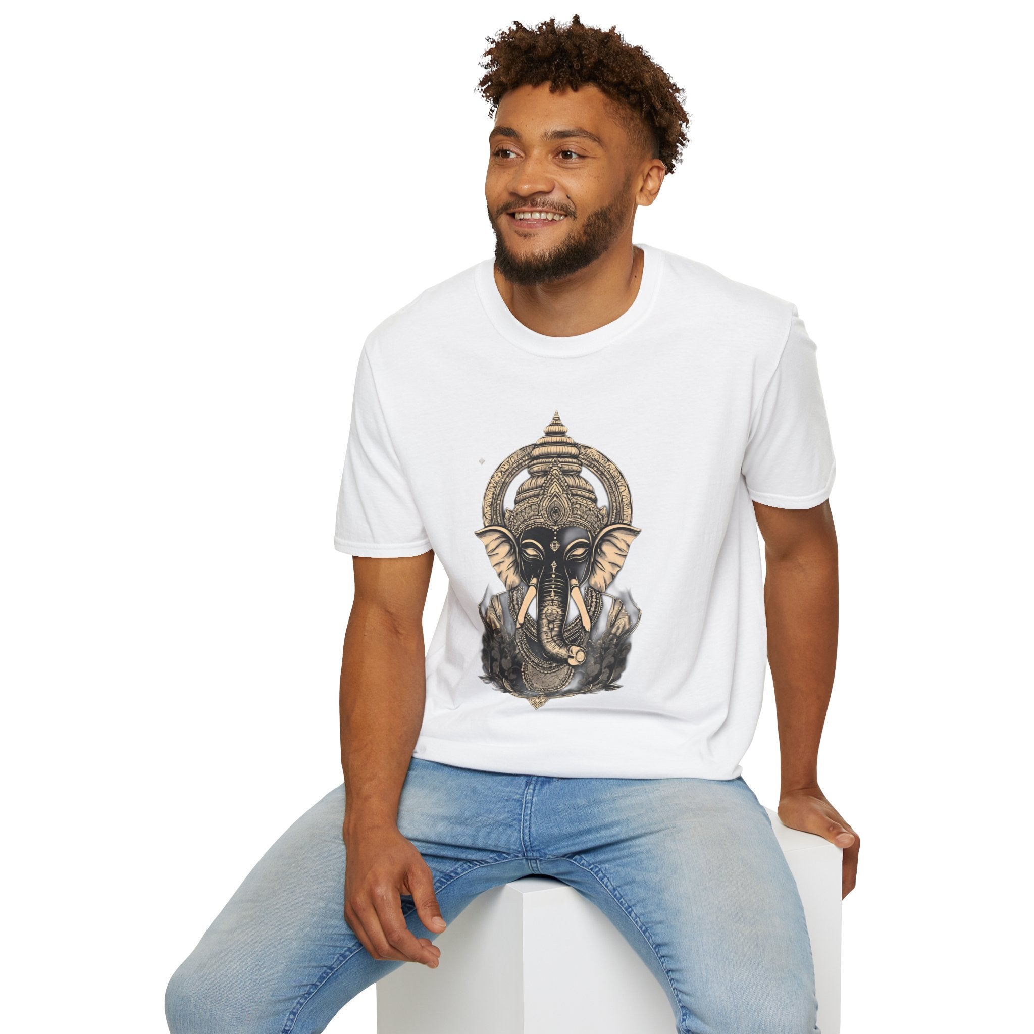 Ganesha Elephant Graphic T-Shirt