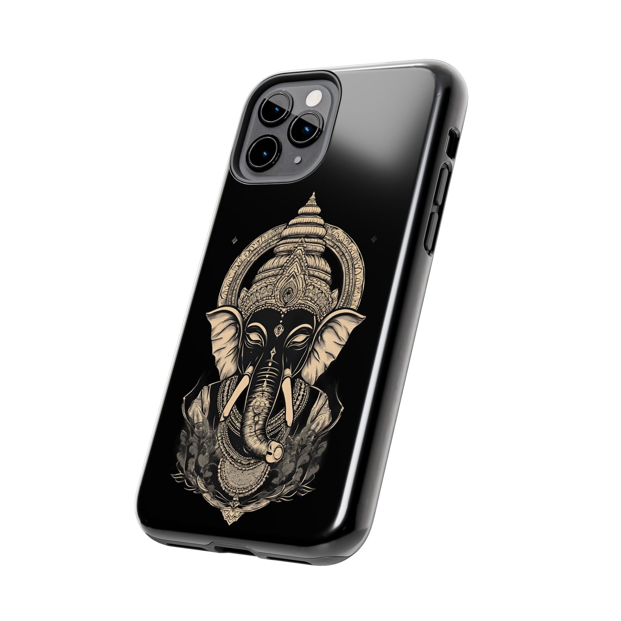 Ganesha Tough Phone Case — Protective Hindu Elephant Design