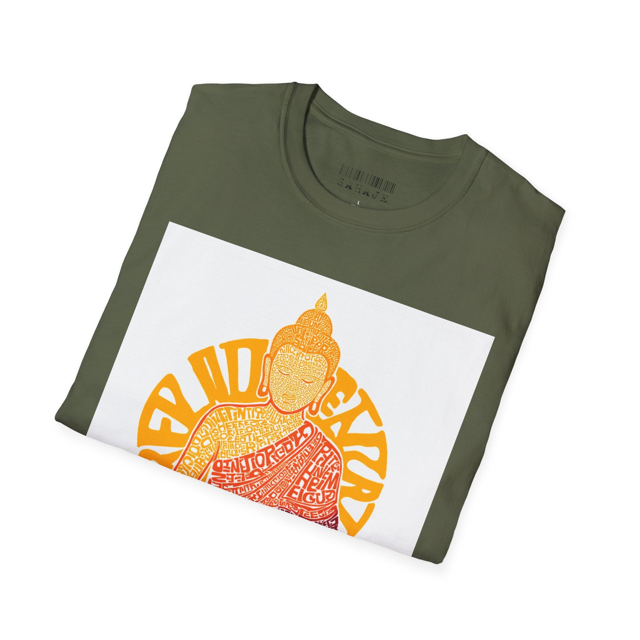 Buddha Graphic Tee — Retro Sun Meditation Shirt