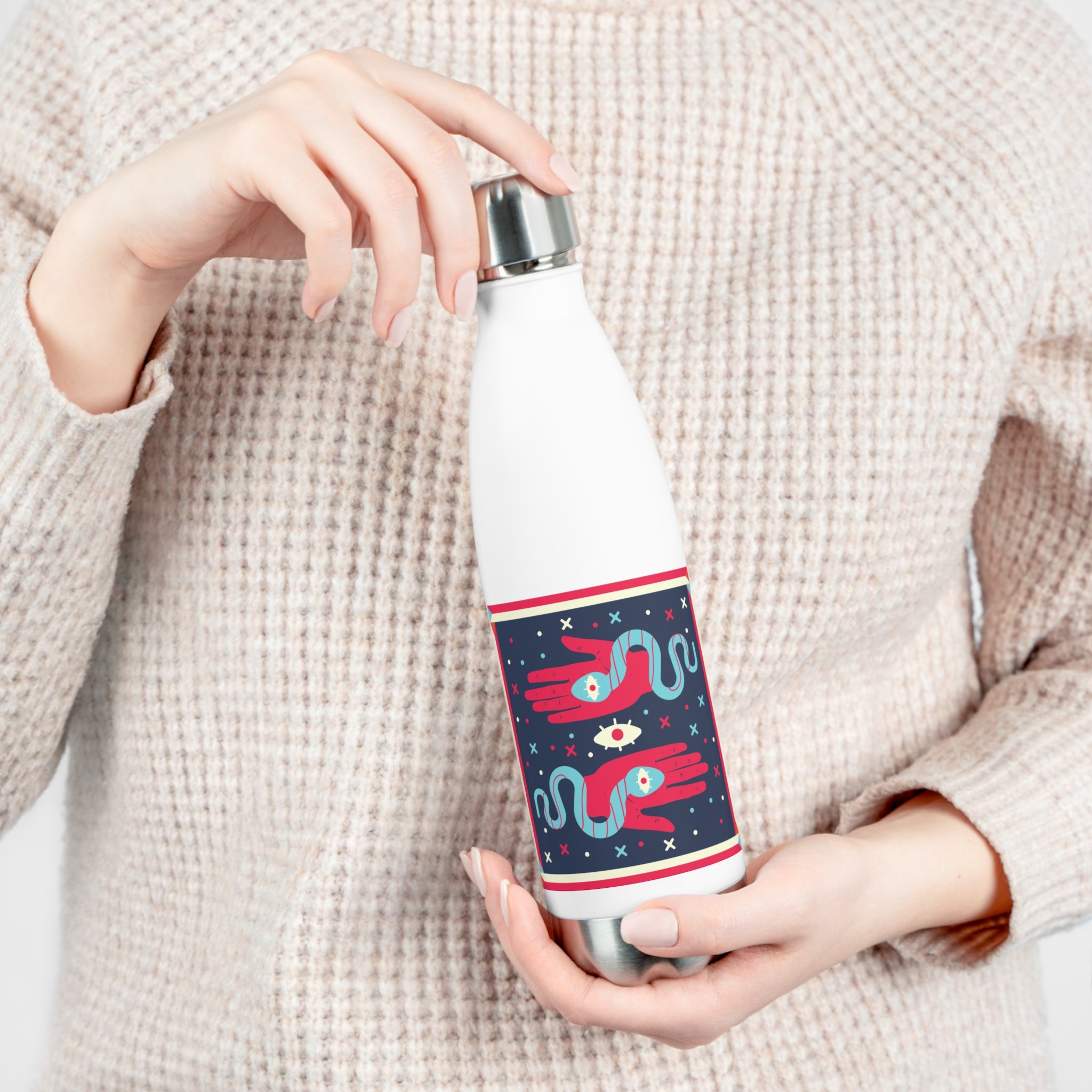 Colorful Insulated Water Bottle, Unique Gift for Adventure Lovers, Travel Mug, Eco-Friendly Drinkware, Perfect for Camping, Hiking, [...]