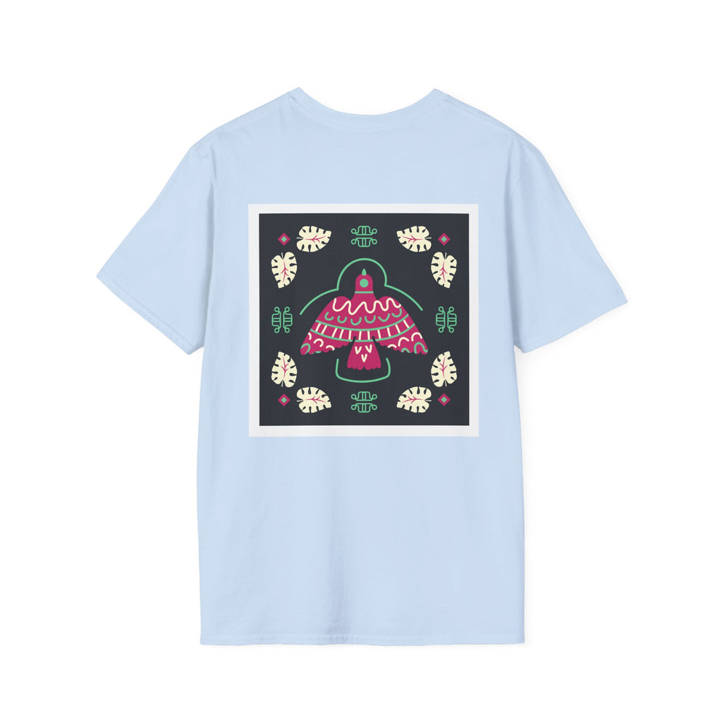 Mushroom Garden Graphic T-Shirt — Whimsical Pink Mushroom Design