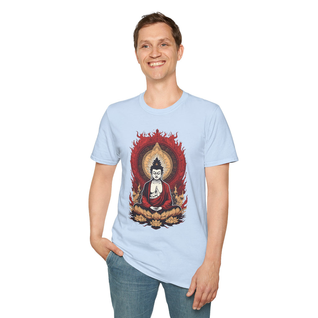 Buddha Lotus Meditation T-Shirt — Zen Buddhist Graphic Tee