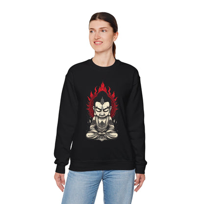 Buddha Flame Crewneck Sweatshirt