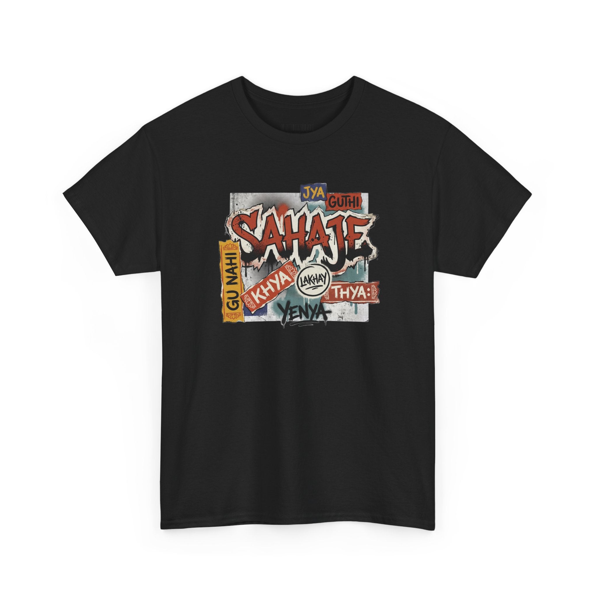 Shahje Graffiti Logo Tee - Urban Retro Streetwear T-Shirt