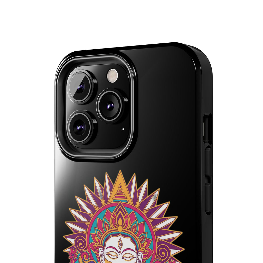 Buddha Mandala Tough Phone Case — Protective Spiritual iPhone Cover