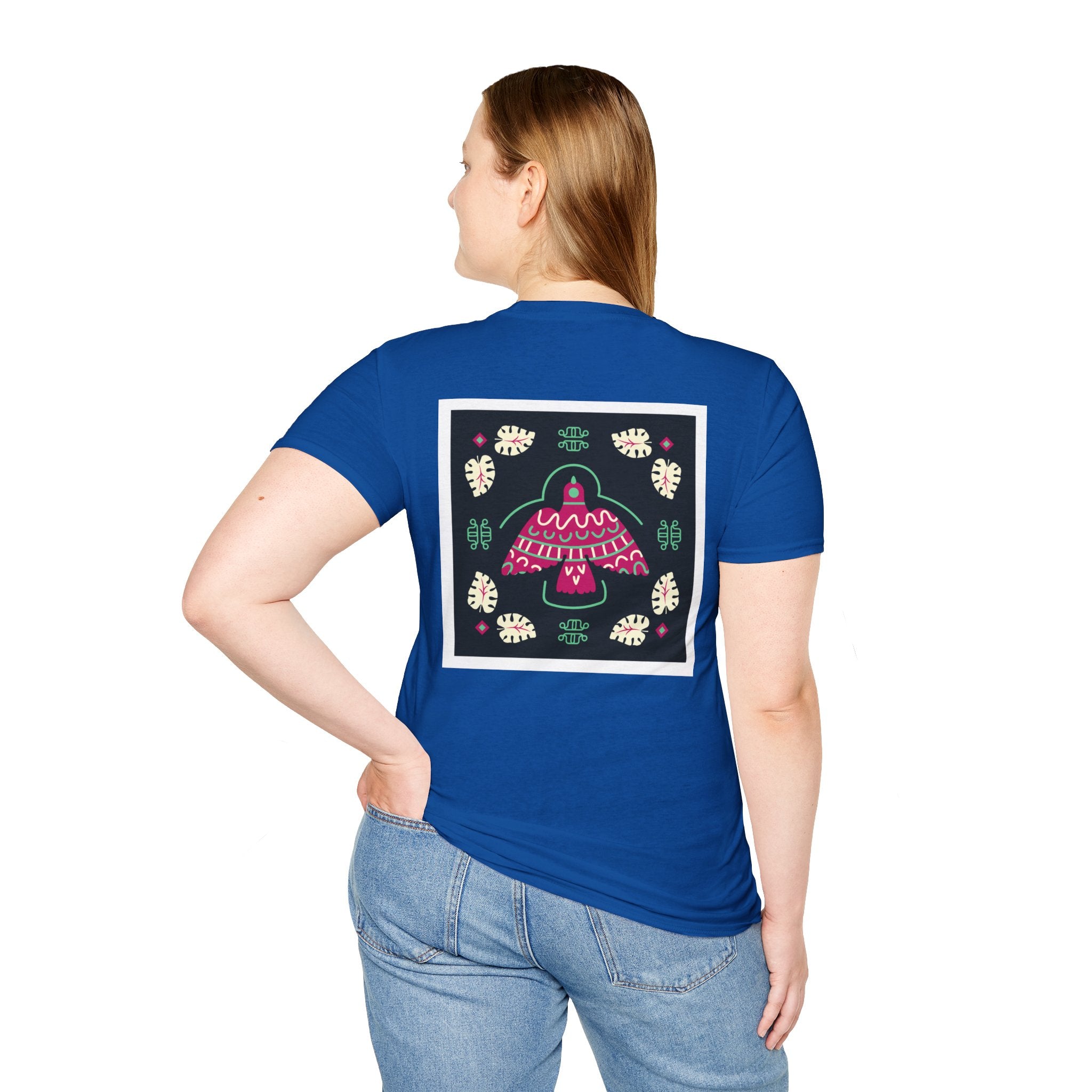 Mushroom Garden Graphic T-Shirt — Whimsical Pink Mushroom Design