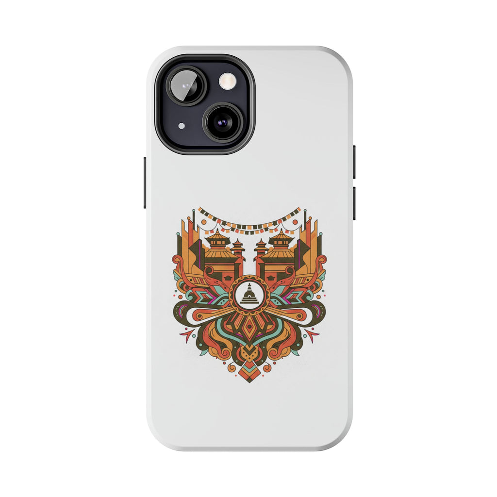 Tough Phone Case — Vintage Temple Mandala Design