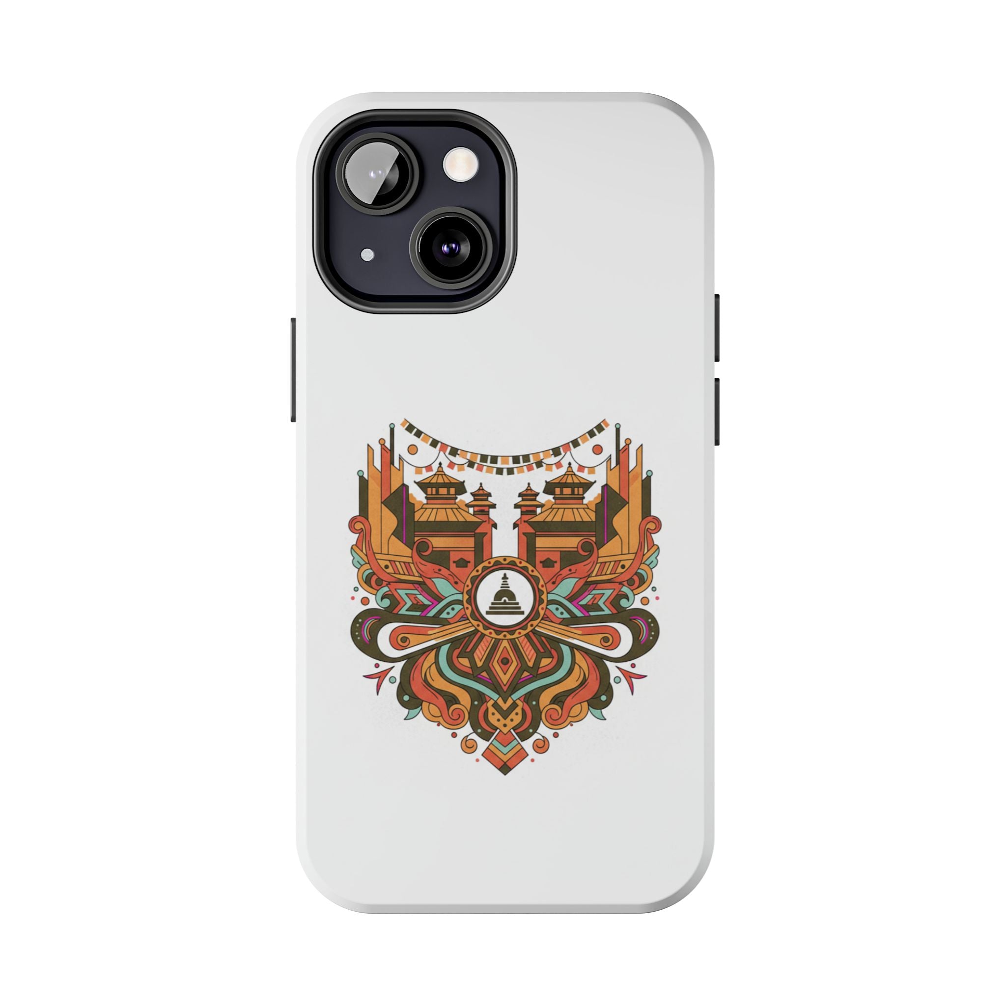Tough Phone Case — Vintage Temple Mandala Design