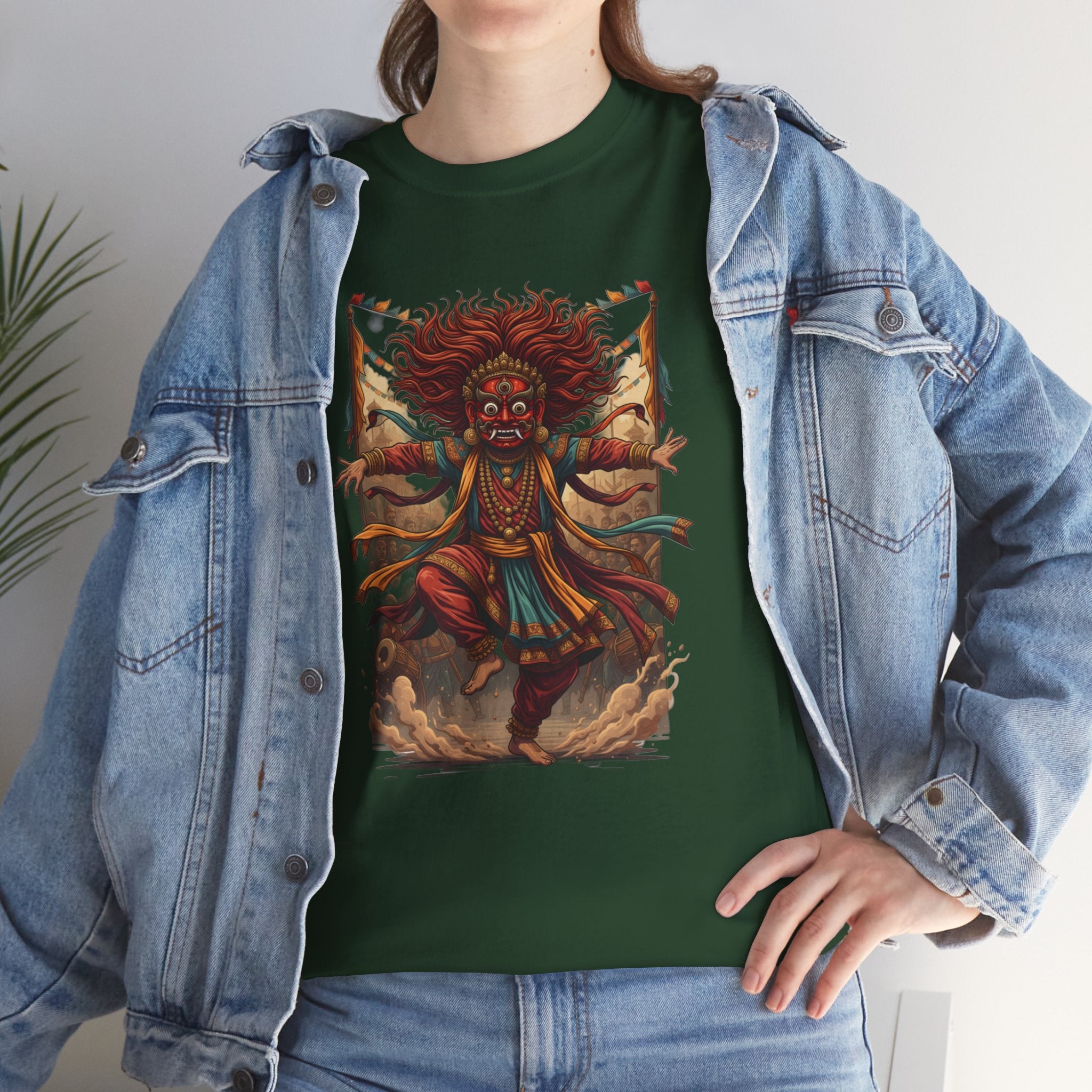 T-Shirt — Tribal Dancer Graphic Tee (Native Spirit Warrior Art)