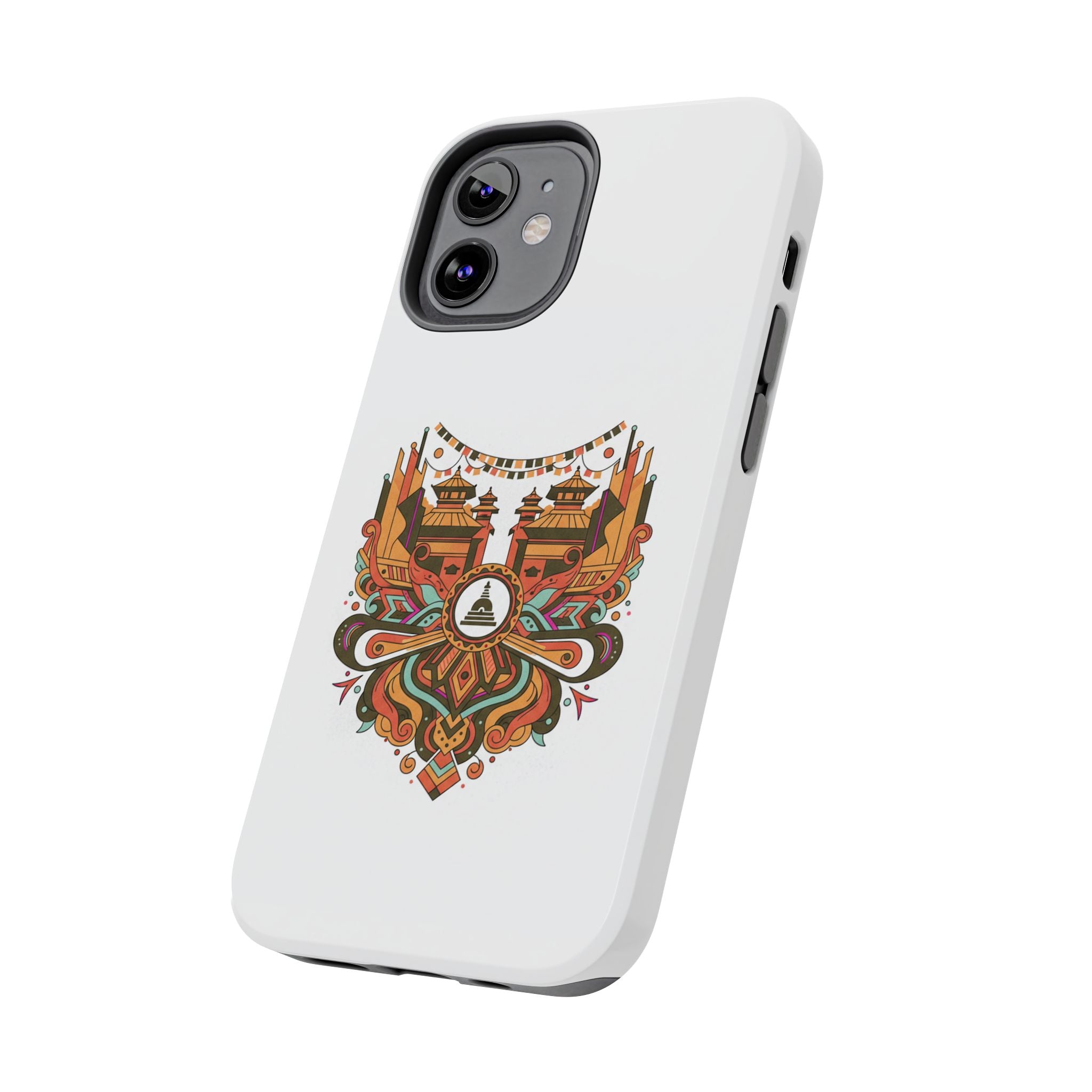 Tough Phone Case — Vintage Temple Mandala Design