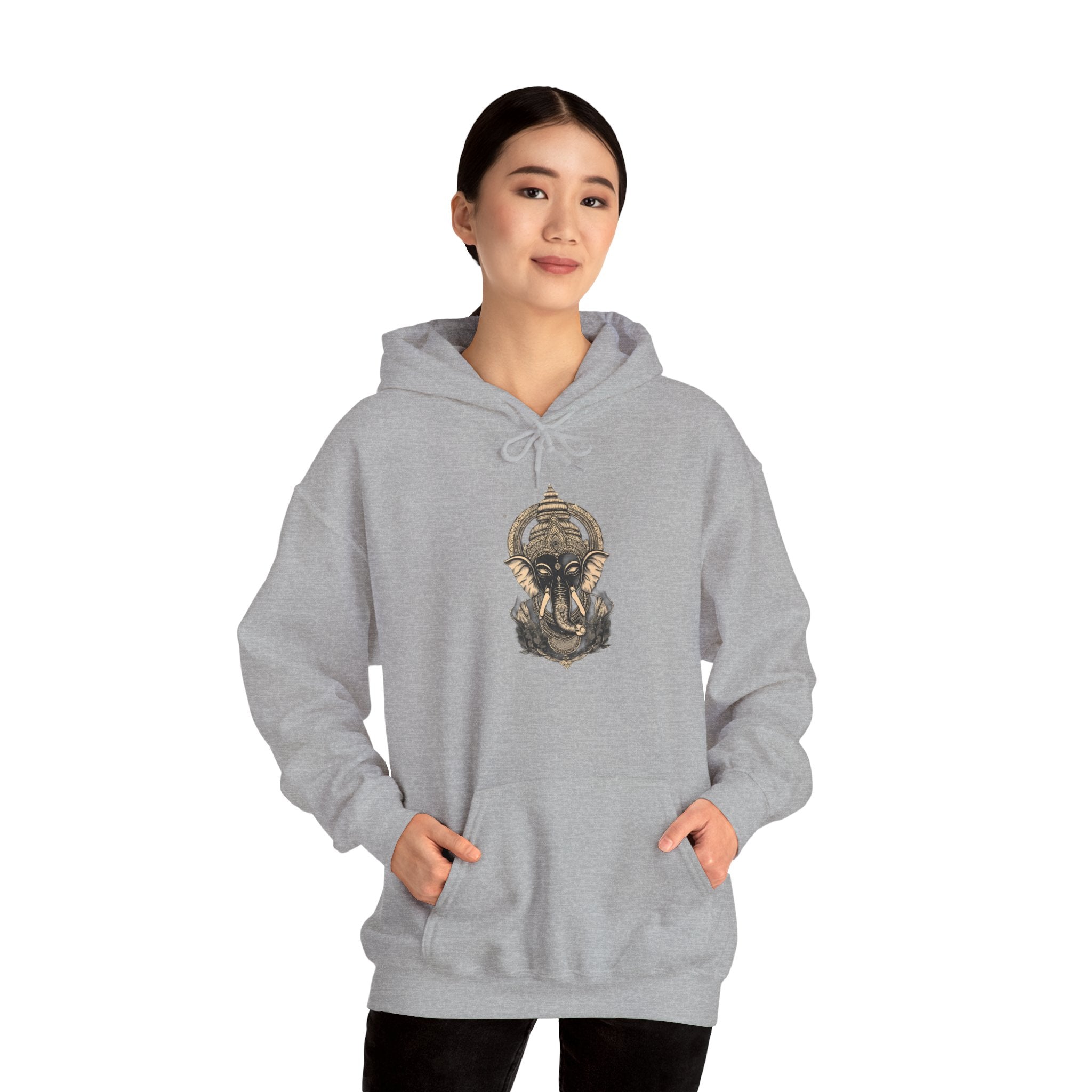 Egyptian Pharaoh Helmet Hoodie — Ancient Warrior Graphic Sweatshirt