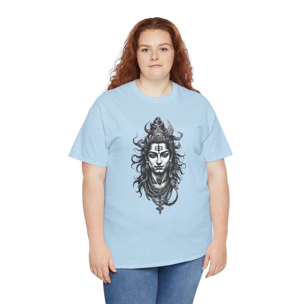 Shiva Portrait Tee — Hindu God Shiva Graphic T-Shirt