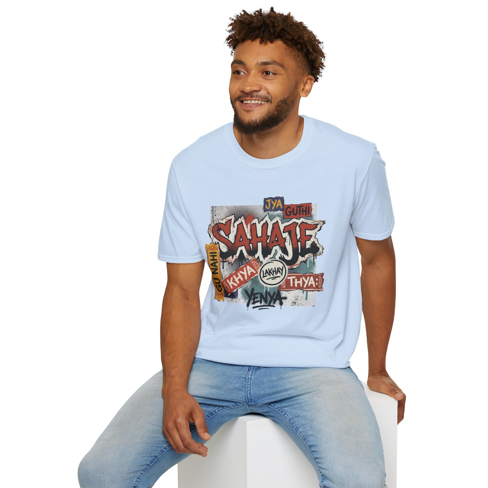T-Shirt , Sahaje brand's Streetwear , local craftmanship - Perfect gift for Men and Women